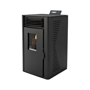 <span class=keywords><strong>Cheminée</strong></span> à <span class=keywords><strong>granulés</strong></span> métalliques PANSEE PK-60 6KW avec télécommande, design moderne autoportant, garantie de 2 ans - Product Image 6