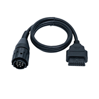 Cable Adaptador OBD2 de 10 Pines Linkyou para Lector de Códigos BMW con Pantalla Digital 12-24V 1 Año de Garantía Soporte en Inglés
