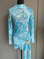 Baishiwei 2025 – Nouvelle Robe de Plage Longue à Manches Longues en Maille Imprimée pour Femme, Cache-Maillot Sexy Anti-Soleil pour l'Été