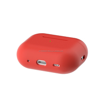 Casing Earphone TPU lembut tahan guncangan, casing Earphone TPU lembut, pelindung kulit silikon, pengisian daya nirkabel, OPP olahraga, untuk Airpods Pro 2