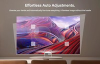Nouveaux projecteurs tendance 2026 NSL03 4K Android, projecteur vidéo intelligent, résolution native 1080P, mise au point automatique, 400 lumens ANSI, projecteur LED LCD