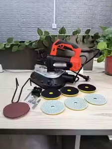 Máquina amoladora manual de 3 cabezales Máquina de desbaste de hormigón <span class=keywords><strong>Mini</strong></span> <span class=keywords><strong>pulidora</strong></span> amoladora de suelo de hormigón - Product Image 6