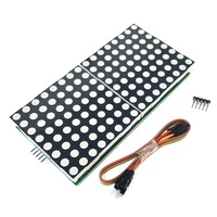 MAX7219 Modul Tampilan Drive Matriks Titik Besar 2088AS 60*60MM Papan Pengontrol Chip Tunggal Matriks Titik