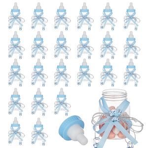 HLC Lovely Bear Bow Milk Bottle Candy Box Elegant Table Decor &amp; Souvenir Gift &amp; <strong>Baby</strong> <strong>Shower</strong> Baptism Newborn Welcome <strong>Party</strong> <strong>Favor</strong> - Product Image 6
