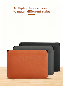13-16.2 Inch Ultra Slim Cover <b>Laptop</b> <b>Sleeves</b> PU Leather Magnetic Fastening for MacBook Air - Product Image 4