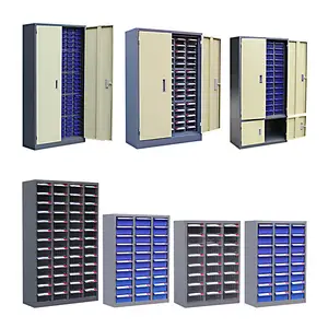 Factory direct sale 75 drawer storage cabinet with door multifunctional spare parts cabinet component storage cabinet MOQ 1set