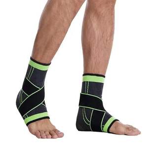 Fasciatura di compressione regolabile in Nylon 1 pezzo cinturino elastico alla caviglia supporto tutore Fitness Sport palestra legamento stabilizzatore protettore - Product Image 1