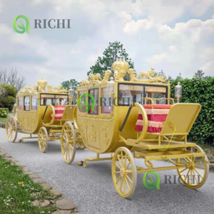 Carruaje de Princesa Eléctrico de Tamaño Real, Diseño de Ensueño, Decoración Exquisita para Parques Temáticos, Experiencia Infantil de <span class=keywords><strong>Cuento</strong></span> de Hadas - Product Image 6