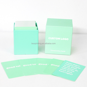 Tùy chỉnh in ấn logo nhà sản xuất nói chuyện sâu câu hỏi thẻ boong trò chơi hội thoại hàng hóa thẻ trò chơi cho bạn bè gia đình với hộp - Product Image 4