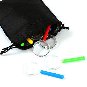 Niños <span class=keywords><strong>de</strong></span> mano colorido ciencia observación 3X Mini juguete lupa sin marco - Product Image 6