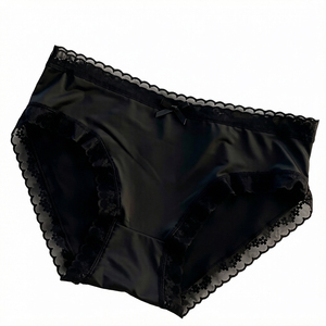Ropa Interior Femenina al por Mayor, Bragas <span class=keywords><strong>de</strong></span> Verano Ultrafinas <span class=keywords><strong>de</strong></span> Seda <span class=keywords><strong>de</strong></span> <span class=keywords><strong>Hielo</strong></span>, Cintura Media, con Lazo, Transpirables y Sexys - Product Image 5