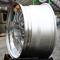 Rines de Aleación Forjados en Plata de 3 Piezas con Diseño de Canasta de Mimbre de 18, 19 y 21 Pulgadas 5x112 para Autos Clásicos BMW E46 E90 Sedán