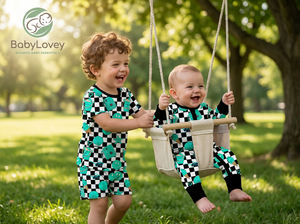 <span class=keywords><strong>Pyjama</strong></span> <span class=keywords><strong>bébé</strong></span> en bambou doux et écologique avec motif personnalisé Babylovey pour nouveau-nés et tout-petits garçons et filles, avec fermeture éclair intégrée aux pieds - Product Image 6
