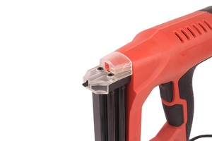 Chiodatrice Elettrica, 2 in <span class=keywords><strong>1</strong></span> Chiodatrice a Filo Professionale per Lavori Pesanti con 200 Graffette e Chiodi - Product Image 3
