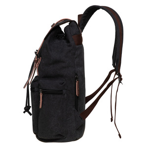 Sac de voyage vintage personnalisé 2025, grand sac à dos d'école en toile épaisse avec cordon de serrage, imperméable et antivol pour ordinateur portable - Product Image 3