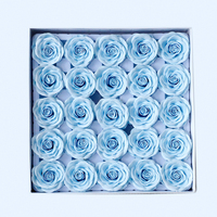 Valentinstag Erwachen Rose Seife Blumen kopf handgemachte ewige Blume Fett Seife Blume Geschenk box DIY Weihnachts strauß Geschenk