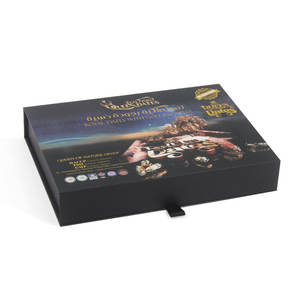Prémio personalizado caja de chocolate luxo embrulho papel celebração chocolate doces embalagem caixa presente com plástico inserir - Product Image 6
