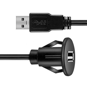 Evrensel Otomatik usb uzatma kablosu Dashboard Gömme Montaj Araba Radyo Stereo Android Wince Kafa Ünitesi DVD CD Medya Oynatıcı 3 Ayak - Product Image 4