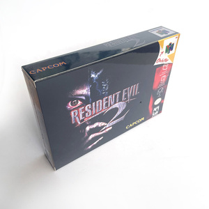 <span class=keywords><strong>Resident</strong></span> <span class=keywords><strong>Evil</strong></span> <span class=keywords><strong>2</strong></span> EE. UU. Versión N64 Box con bandeja Cartucho de juego de repuesto para juegos N64 - Product Image 4