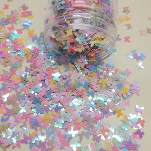 إكسسوارات قطع ترتر من كلوريد البولي فينيل على شكل فراشة من كلوريد البولي فينيل للحرف اليدوية براقة لتزيين الأظافر وإكسسوارات حلويات ذاتية الصنع - Product Image 6