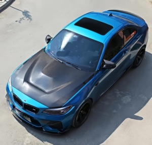 Para <span class=keywords><strong>BMW</strong></span> <span class=keywords><strong>1</strong></span> <span class=keywords><strong>Serie</strong></span> 2 <span class=keywords><strong>Serie</strong></span> F20 F22 F23 GTS Estilo F87 M2 Fibra de carbono de doble cara Bon - Product Image 4