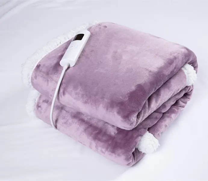 Definitely Trusted You Factory Direct Selling Fleece Electric Heated Throw/Over Blanket For Winter Cover Body