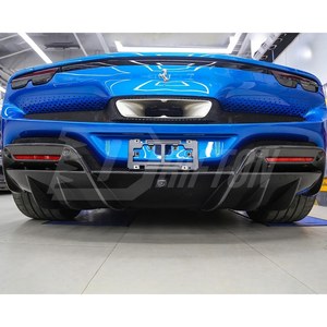 Difusor trasero estilo OEM 296 Full Exposed CF para Ferrari 296 - Product Image 2