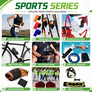 Sangle d'épaule réglable en EVA avec velcro pour le transport de skis, la plus vendue, de haute qualité, pour adultes, hiver, personnalisée, non-adaptée au transport de skis - Product Image 5
