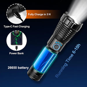 Potente linterna táctica XHP70 XHP90, linternas con zoom, LED, batería recargable por USB, lámparas de potencia, equipo de Camping, antorcha - Product Image 5