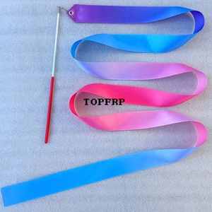 Ruban de gymnastique dégradé magnifique en promotion pour enfants, idéal pour la danse - Product Image 2