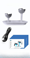 Nouveau produit ps5 contrôleur sans fil double dock chargeur support base de charge playstation5 bluetooth joystick affichage lumière