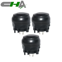 Interrupteur à bouton-poussoir étanche CHA C3002A-C1W, 2 bornes, SPST, momentané
