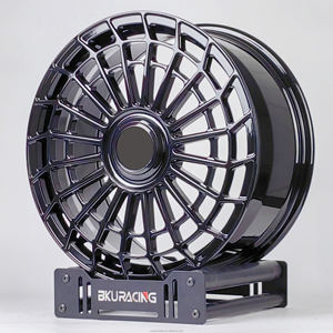 Jantes forgées Bku pour Mercedes W222 W223 CLE CLA CLS <span class=keywords><strong>Classe</strong></span> C E 18 19 20 <span class=keywords><strong>21</strong></span> pouces 5x112 Design en maille Monobloc Jantes en alliage - Product Image 4