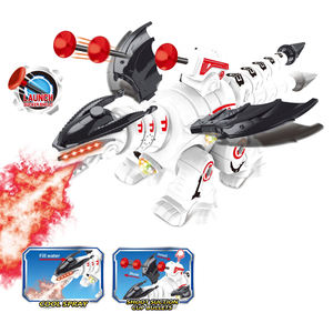 Lindo B/O Electric Walking Dinosaur Toys Shooting Bullet Electric Dog Model con luces y sonidos simulados - Product Image 3