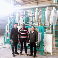 Machine à moudre le maïs 5T/24H pour l'Afrique |   Prix d'une petite usine de mouture de maïs
