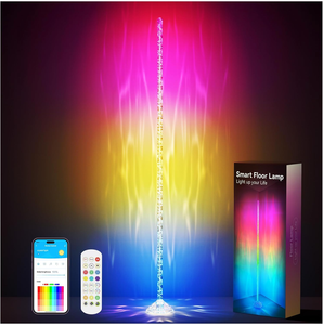 Lámpara de Pie RGB Magic Color, Luz de Esquina LED Inteligente con Control por Aplicación, Efectos de Iluminación Dinámicos para Decoración del Hogar - Product Image 1