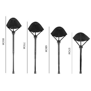 Ngoài trời ba chân một chân gấp phân với ánh sáng đầy màu sắc di động gấp bàn ghế ngoài trời - Product Image 1