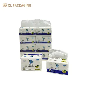 Factory Price Wholesale Custom Printing 4 Ply Bamboo Fiber Bamboo Pulp Facial Tissue Paper