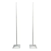Ensemble de 2 supports de colonne à ballons réglables, tour à ballons en métal robuste de 32 mm avec base à eau pour la décoration d'événements de mariage