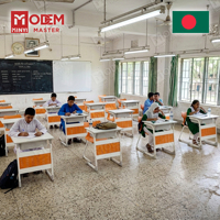 MINYI LEO Bangladesh Ensemble table et chaise d'écolier, mobilier scolaire pour cours