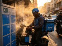Station de remplacement de batteries intelligentes PD à 8 emplacements avec code QR, étanche, pour vélos électriques/trottinettes, destinée aux livreurs locaux en Afrique