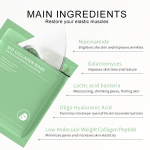 <span class=keywords><strong>Mascara</strong></span> de biocolageno OEM ODM, mascarilla facial de biocolageno reafirmante, mascarilla facial de biocolageno de hidratacion - Product Image 4
