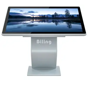 42 Zoll Lobby Touchscreen Kiosk Totem Werbung Indoor drehbar stehend Ad Player LCD interaktiver Kiosk für die Messe