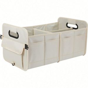 Caja de Almacenamiento Multifuncional de Tela No Tejida para Asiento Trasero de Coche, para Uso en el Compartimento Trasero, Precio al por Mayor, Personalizable - Product Image 1