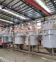 Petit ensemble de machine de raffinage du pétrole brut en acier inoxydable, sésame, noix de cajou, arachide, soja, moulin de traitement de l'huile raffinée