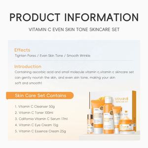 Set de Cuidado de la Piel de Marca Privada Laikou, 5 Piezas, Niacinamida, Limpiador, Tónico, Suero, Crema para Ojos, Crema Facial, Vitamina C, para Uso Diario - Product Image 3