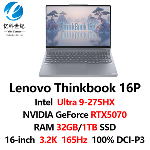 โน้ตบุ๊ก ThinkBook 16p รุ่นใหม่ ปี 2025 Ultra7-255HX/Ultra9-275HX แรม 32GB ความจุ 1TB การ์ดจอ RTX5060/RTX5070 หน้าจอ 16 นิ้ว ความละเอียด 2.5K/3.2K สำหรับใช้งานส่วนตัว ธุรกิจ และงานออกแบบ - Product Image 6