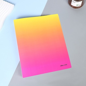 Sinh viên văn phòng lưu trữ tập tin da thư mục tập tin hộp Gradient màu thông tin cuốn sách kiểm tra túi bán buôn - Product Image 4