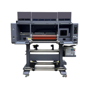 Impresora de transferencia UV DTF rollo a rollo de 60 cm con 2/4 cabezales para película de cristal plástica antiagrietamiento con efecto goteo de logotipo - Product Image 5