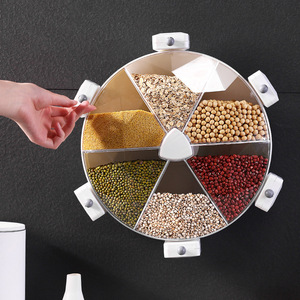 Boîte de conservation rotative Gravoler Hargo pour cuisine, avec couvercle anti-humidité large en plastique, pour presser et sceller - Product Image 3
